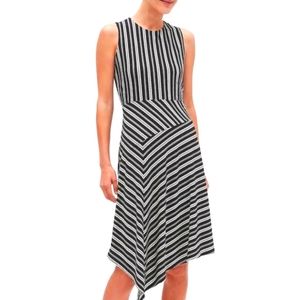 Banana Republic 🍌 Asymmetrical Striped Dress